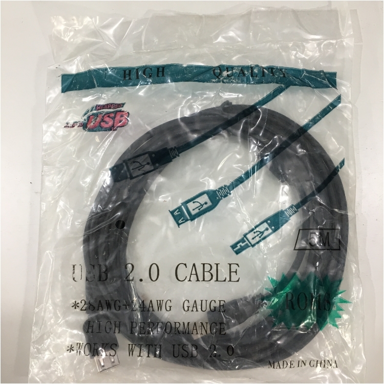 Cáp Nối Dài USB 2.0 A Male to A Female Extension Cable Black 17ft 5M