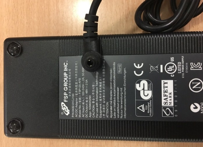 Adapter Hội Nghị Truyền Hình Polycom SoundStation IP 7000 FSP120-AFB 48V 2.5A 120W Connector Size 5.5mm x 2.5mm