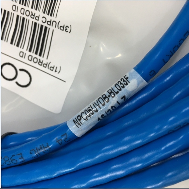 Dây Nhẩy RJ45 Patch Cord OEM COMMSCOPE CAT 6 U/UTP NPC06UVDB-BL033F Straight Through Cable 4PR 24AWG Blue Length 10M