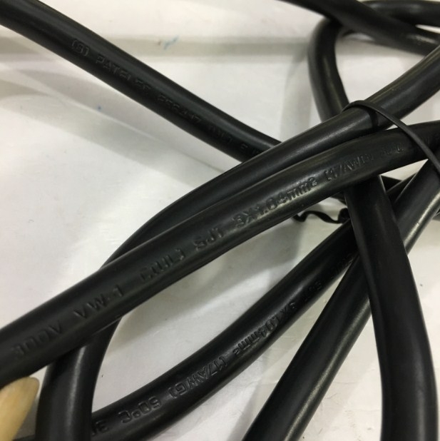 Dây Nguồn Máy Chủ PATELEC E66417 AC Power Cord C13 to C14 10A 250V 3x1.0mm² 17AWG For UPS PDU APC ARES Eaton Emerson Và Server Rack Length 2M