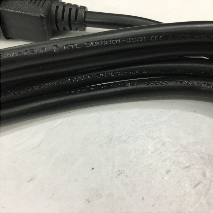 Dây Nguồn Máy Chủ LONGWELL LS-60 LS-14 AC Power Cord C13 to C14 10A 250V 3x1.0mm² 18AWG For UPS PDU APC ARES Eaton Emerson Và Server Rack Length 3M