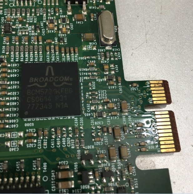Card Mạng Dell 0HF692 Broadcom PCI-E Gigabit 1-Port Ethernet Card For Máy Tính Công Nghiệp Advantech Industrial Computers IBCON