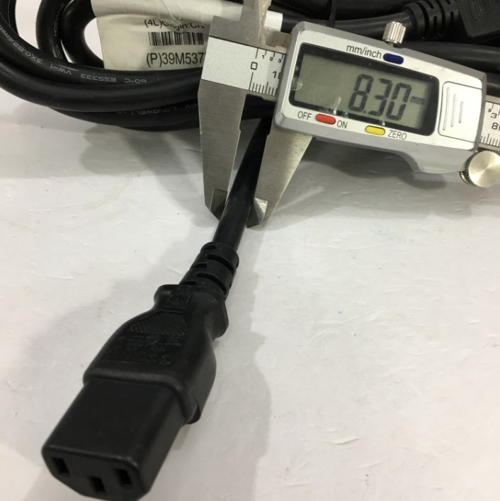 Dây Nguồn Máy Chủ LONGWELL LS-60 LS-14 AC Power Cord C13 to C14 10A 250V 3x0.824mm² 18AWG For UPS PDU APC ARES Eaton Emerson Và Server Rack Length 2.7M