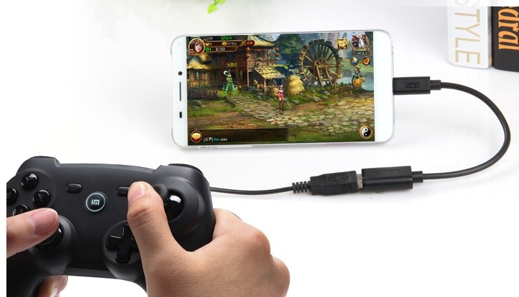 Cáp chuyển USB 3.1 Type C to USB 3.0 A Female chính hãng Unitek( Y-C476BK)10Gbit/s dài 20cm