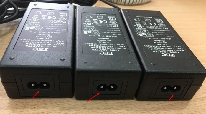 Adapter Original TEC SW72 24V 3A For Printer, Camera, Scanner Connector Size 5.5mm x 2.5mm