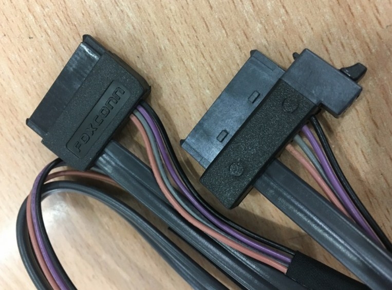 Cáp ổ DVD máy chủ BM / LENOVO ODD OPTICAL DVD CABLE System x3550 M5 790mm SATA 00FK464 Length 80Cm