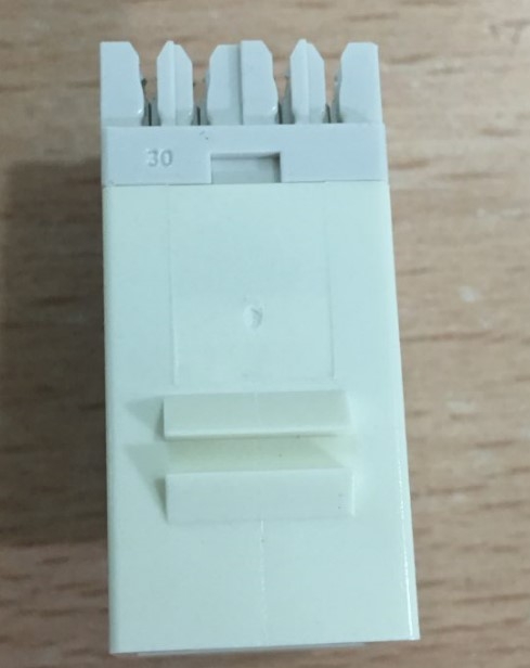 Nhân Mạng TE Connectivity Amp/Tyco/Commscope Cat6 SL 110 Jack, T568A/B, Almond [1375055-1]