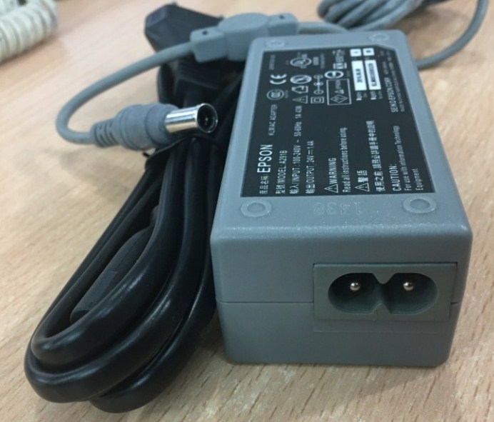 Chuyển nguồn máy Scanner Epson DS-6500 DS-7500 hàng mới chính hãng Adapter Original Scanner Epson A291B 24V 1.4A 43W Connector Size 6.0mm x 4.0mm