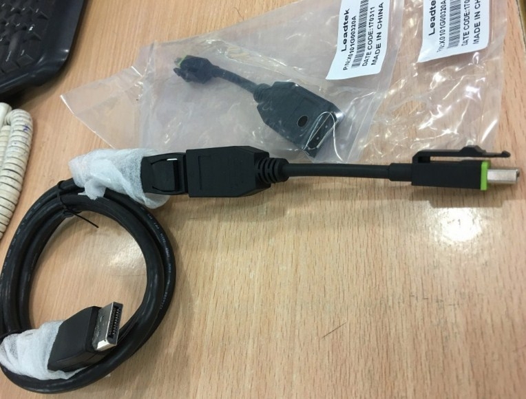Cáp Leadtek NVIDIA NVS 810 X0101G00320A Original Mini DisplayPort MDP to DisplayPort Length 13Cm