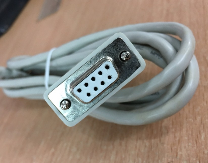 Cáp Kết Nối Máy In Nhãn Dymo Label Writer SE300 Direct thermal Juniper RJ12 6P6C to RS232 DB9 Female Grey Length 2M