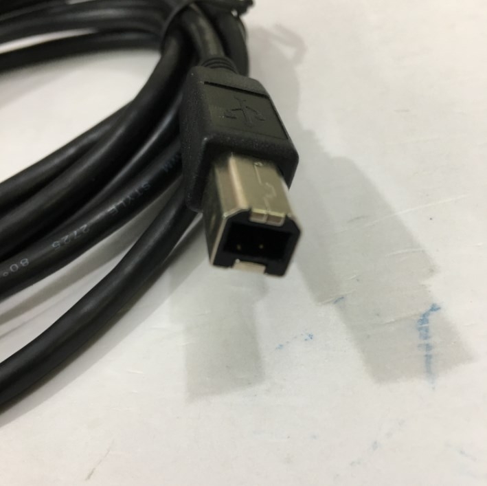 Cáp Kết Nối USB Printer Cable HP USB 2.0 A Male To B Male USB Cord For Printers Scanners External Hard Drives Camera Black Length 1.5M
