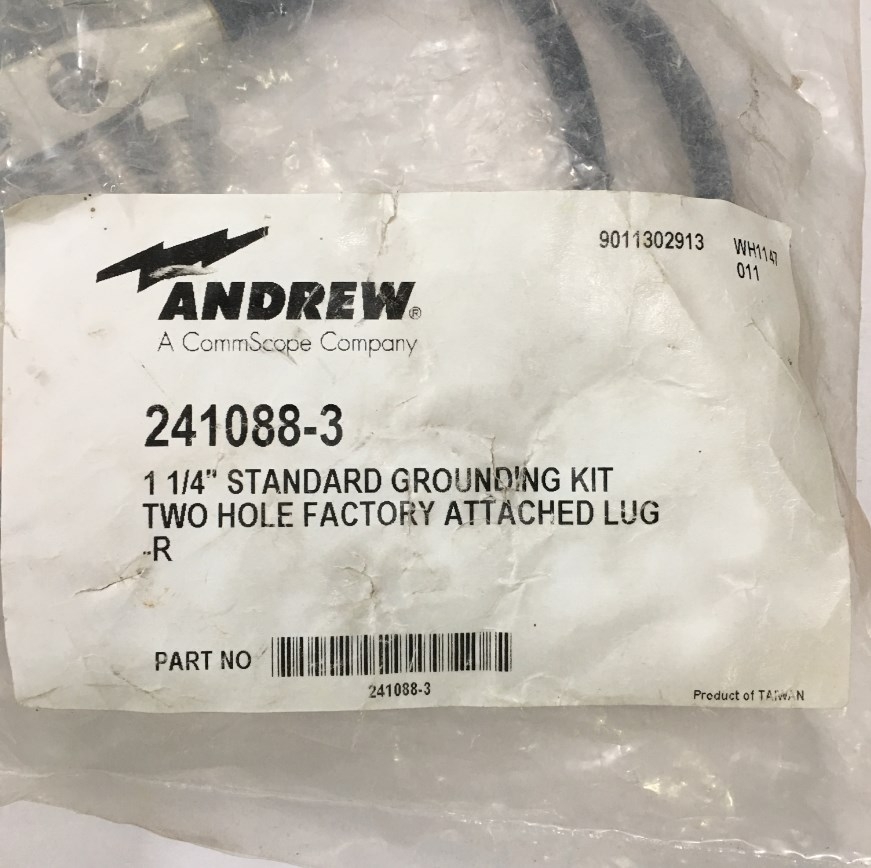 Bộ Dụng Cụ Nối Đất  Chống Sét Andrew 241088-3 Standard Grounding Kit for 1-1/4 in Corrugated Coaxial Cable And Elliptical Waveguide 64 And 77