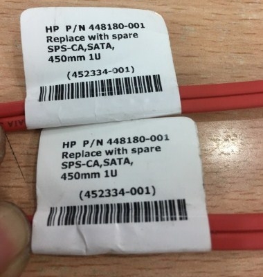 Cáp HP 448180-001 45cm SATA Straight to Angled Cable - SPS 452334-001 Length 45Cm