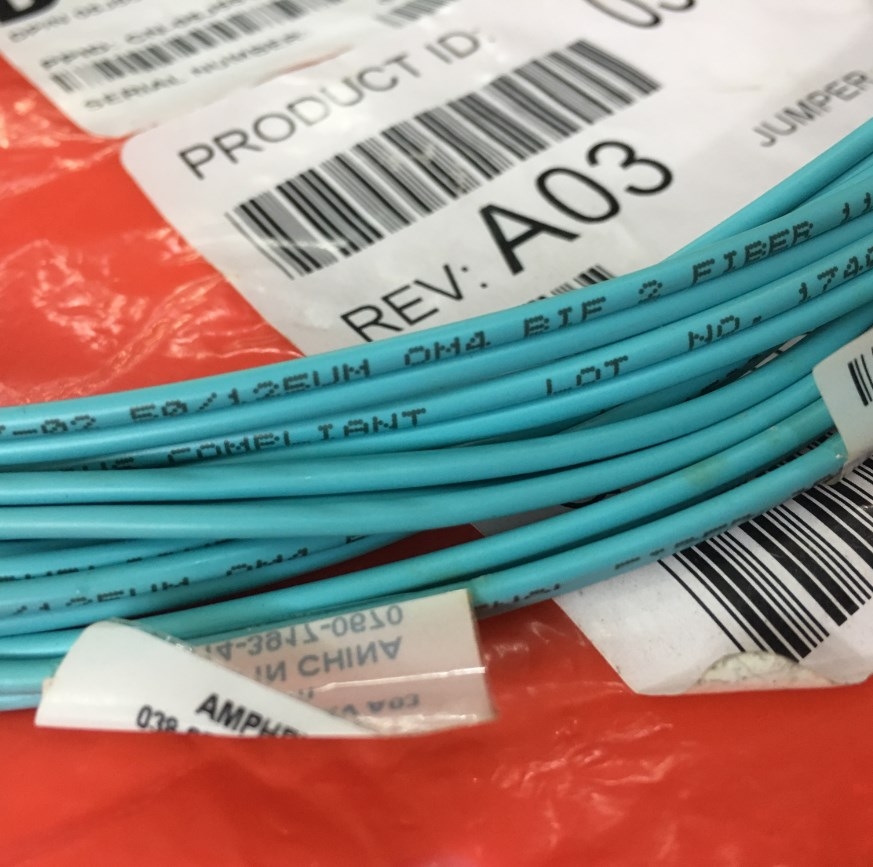 Dây Nhẩy Quang OM4 LC to LC Duplex 5M DELL 05J55V Multimode Fiber Optic Patch Cable OS2 50/125 2.0mm PVC Length 5M