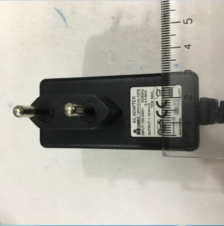 Adapter Original 12V 1A 12W UMEC UP0121A-12PE Connector Size 5.5mm x 2.1mm
