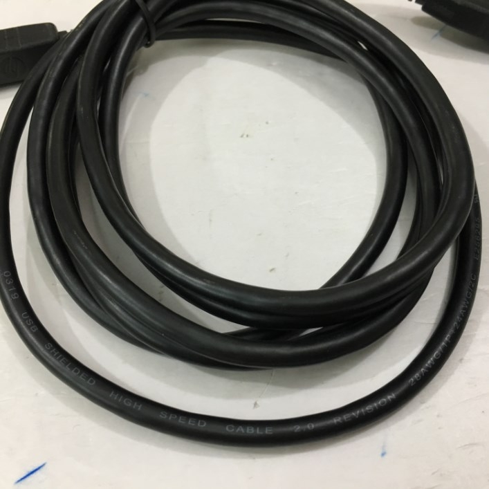 Cáp Kết Nối USB Printer Cable HP USB 2.0 A Male To B Male USB Cord For Printers Scanners External Hard Drives Camera Black Length 1.5M