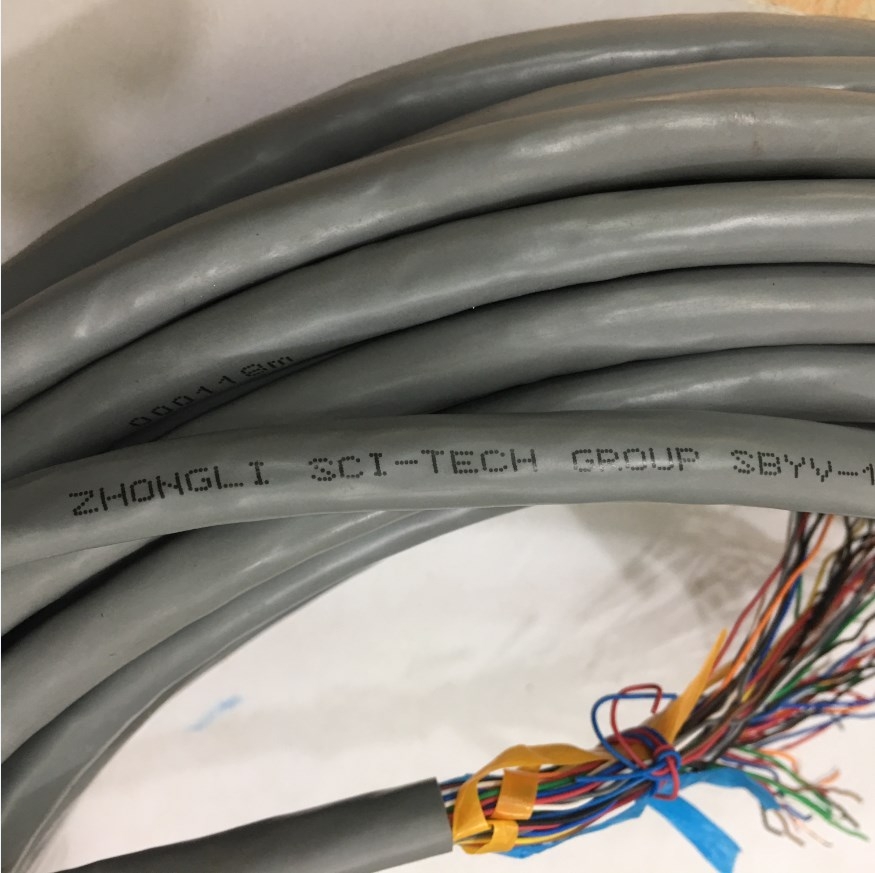 Cáp Kêt Nối Viễn Thông Huawei Delander 64pin Cable Zhongli Sci-Tech Group 32 Đôi 32x2x0.4mm² Length 19M