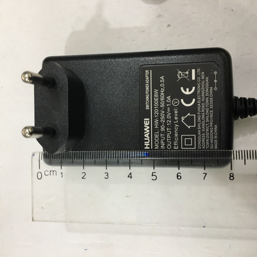 Adapter Original Huawei 12V 1A 12W HW-120100E8W Connector Size 5.5mm x 2.1mm