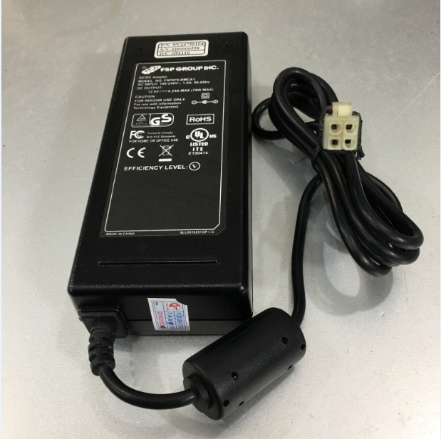 Adapter 12V 6.25A 75W FSP075-DMCA1 For Cisco Firewall C891F, C891FW-A, C891FW-E, C892FSP, C896VA, C897VA, C897VAW-A, C897VAW-E, C897VAM-W-E, C897VA-M, C898EA Connector Size 4 Pin ATX Molex