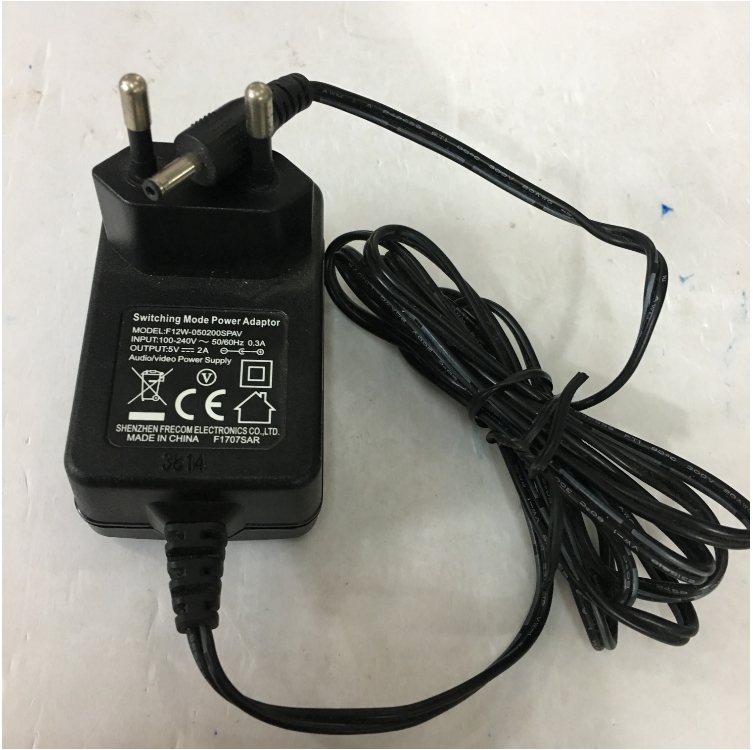 Adapter Original 5V 2A SHENZHEN F12W-050200SPAV Connector Size 3.5mm x 1.35mm
