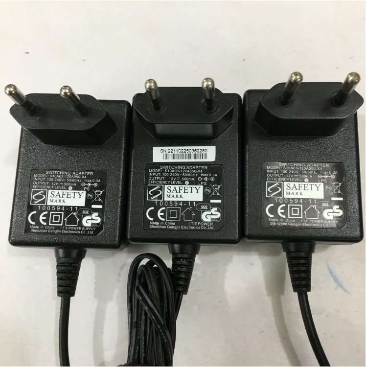 Adapter Original 12V 0.5A Shenzhen S10A03-120A050-X4 Connector Size 5.5mm x 2.1mm