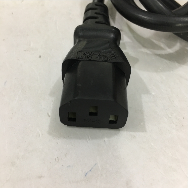 Dây Nguồn WELL SHIN WS-002 WS-003 AC Power Cord IEC60320 IEC C13 to IEC C14 10A 250V 3x0.75mm² For Computer Desktop Network Switch Router length 1.8M