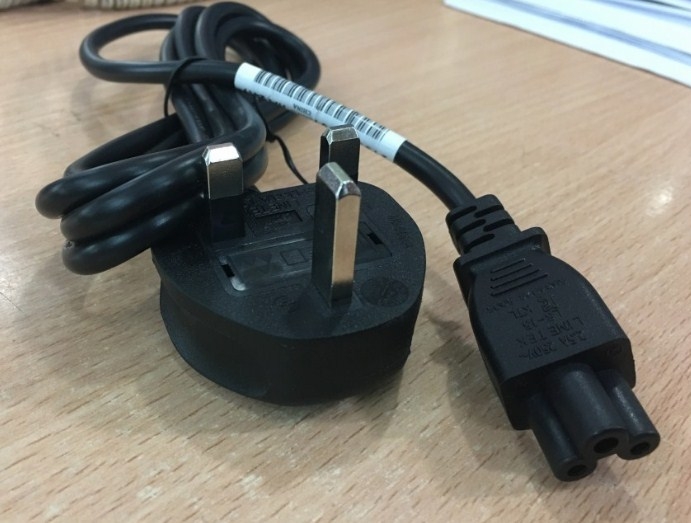 Dây Nguồn Power Cord LINETEK LP-61L LS-15 IEC C5 UK 5A / 2.5A 250V 3x0.75mm For Projector Pinter Adapter notebook Length 1.8M