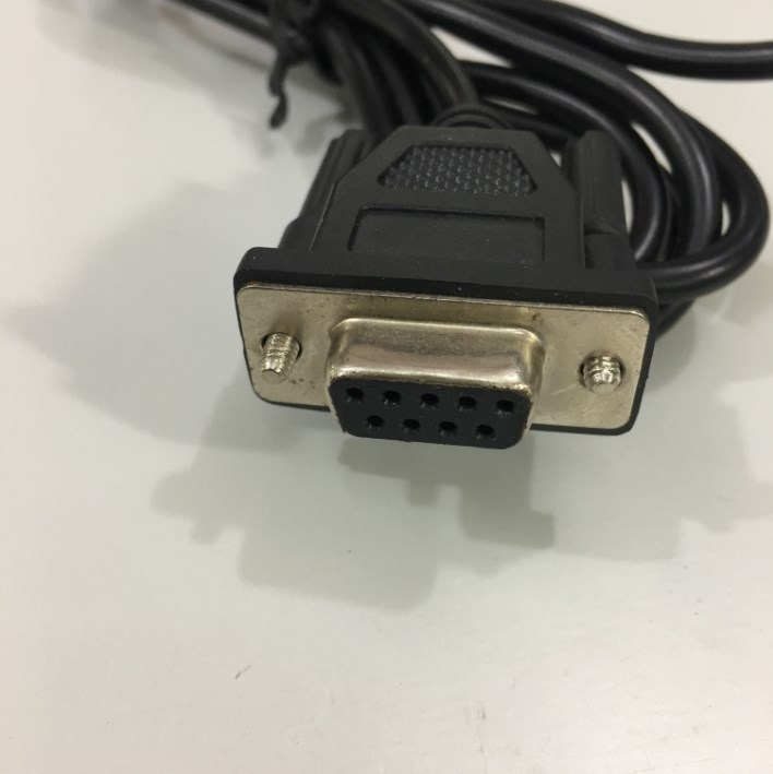 Cáp Điều Khiển Serial RS232 DB9 Female to RJ12 DEC 6P6C Lẫy Khóa Trái Length 1.2M