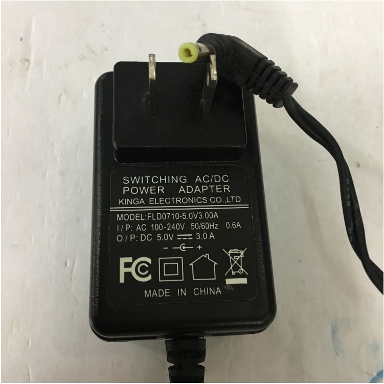 Adapter Original 5V 3A 15W FLD0710-5.0V3.00A Connector Size 4.0mm x 1.7mm 90 Degree