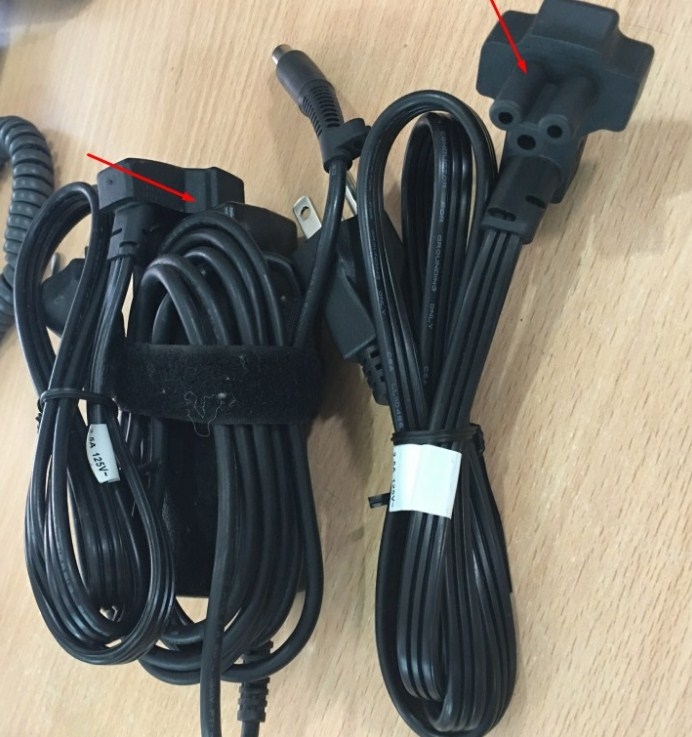 Cáp Nguồn Dẹt Laptop Chữ L Vuông Góc 90 Độ Right Angle Power Cord NEMA 5-15 Plug to IEC 60320 C5 Volex DLC5U3 America and Japan 2.5A 125V 3x0.824 mm² 18AWG Length 0.9M