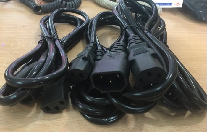 Dây Nguồn AC Power Cords IEC60320 IEC C13 to IEC C14 10A 250V 3X1.0mm Length 1.8M