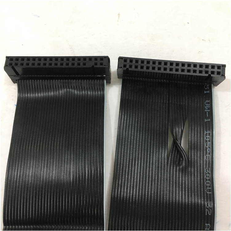 Cáp Kết Nối Ổ Đĩa Mền IDE PATA 34 Pin Floppy Disk Drive 2 Connector Ribbon Cable Female to Female 2.54 mm Black Length 55Cm
