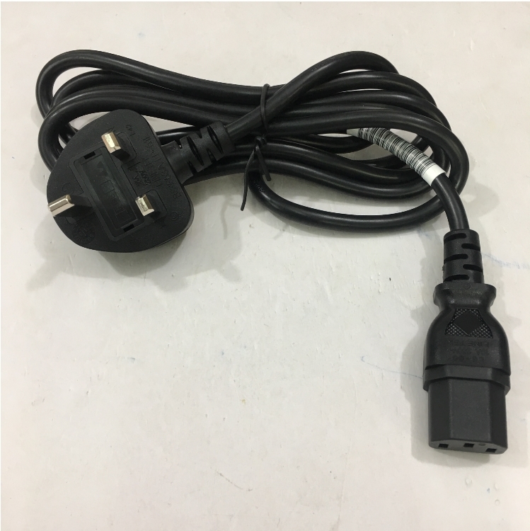 Dây Nguồn LINETEK LP-61L LS-60 Chuẩn 3 Chấu Có Cầu Chì AC Power Cord HP 100613-008 BS1363 to C13 10A 250V 3X0.75mm Length 1.8M