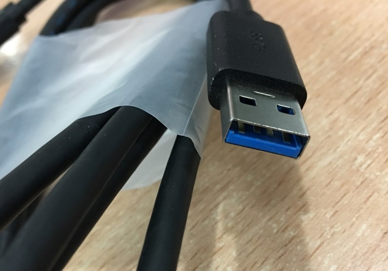 Cáp Kết Nối Tấc Độ Cao Chính Hãng Dell SuperSpeed USB 3.0 Type A Male To Type A Male 28AWG Cable Black Dài 1M