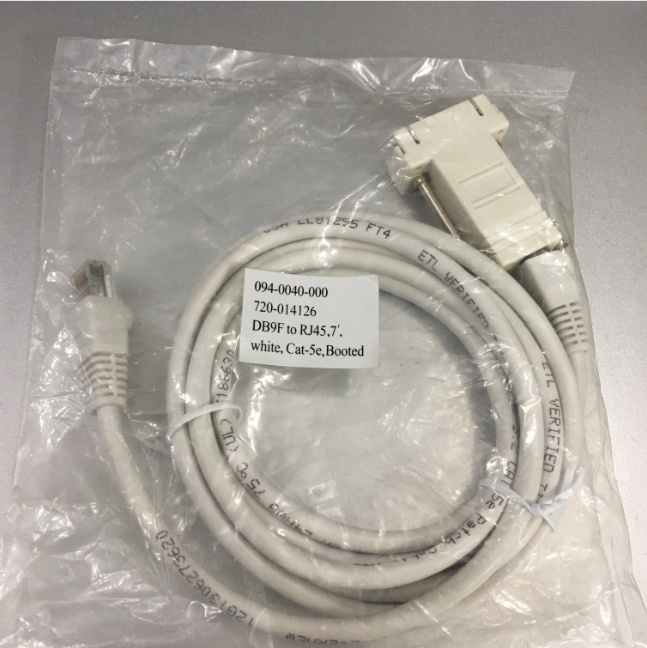 Cáp Điều Khiển Juniper Networks 094-0040-000 CONTROL RS232 DB9 Female to RJ45 Console Management Router Cable White Length 2M