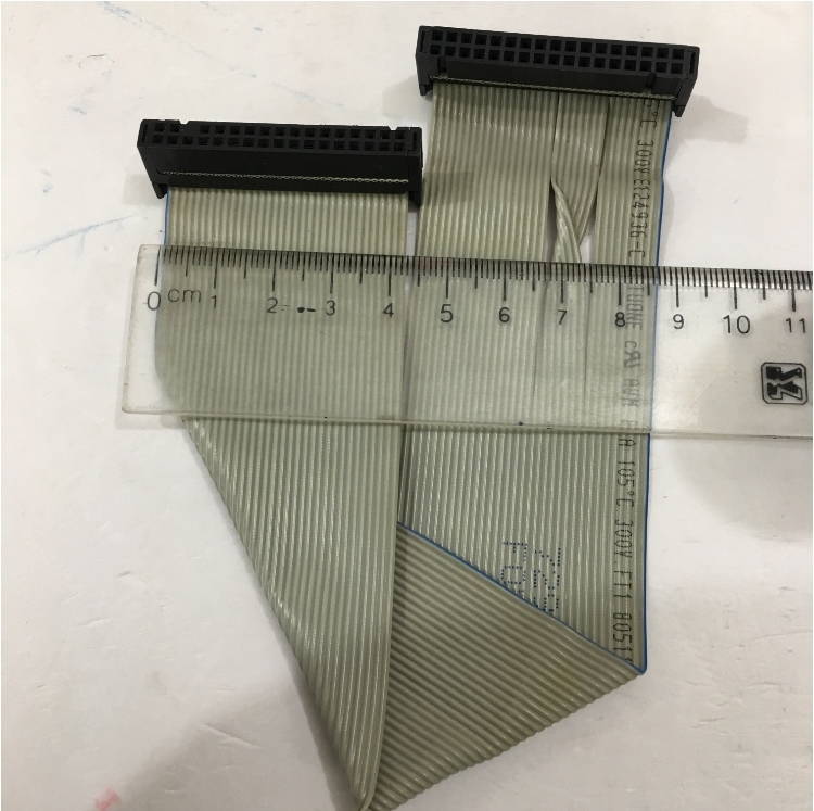 Cáp Kết Nối Ổ Đĩa Mền IDE PATA 34 Pin Floppy Disk Drive 2 Connector Ribbon Cable Female to Female 2.54 mm Length 24Cm
