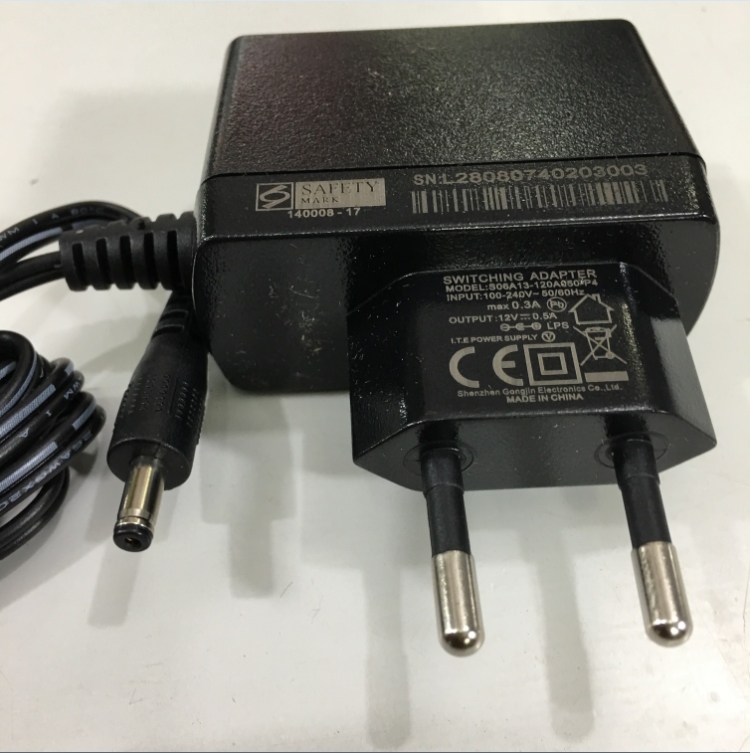 Bộ Chuyển Đổi Nguồn Adapter Original 12V 0.5A S06A13-120A050-P4 For D-LINK DIR-612 Wireless Router Connector Size 3.5mm x 1.3mm