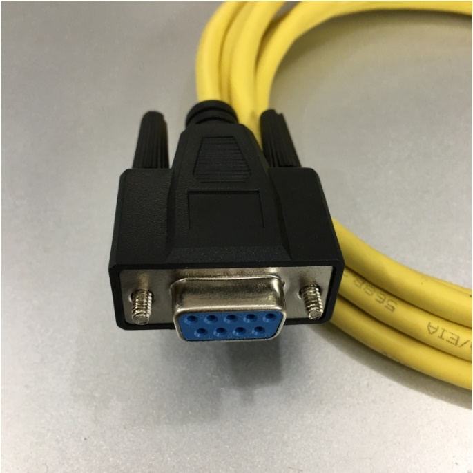 Cáp Tín Hiệu Data Download RS232 DB9 Female to RJ45 Male For Giải Mã Và Lập Trình Dạng Dữ Liệu Mã Hóa Trên Các Hệ Thống Thiết Bị Máy ATM Vietcombank POS PAX D210 Length 2M