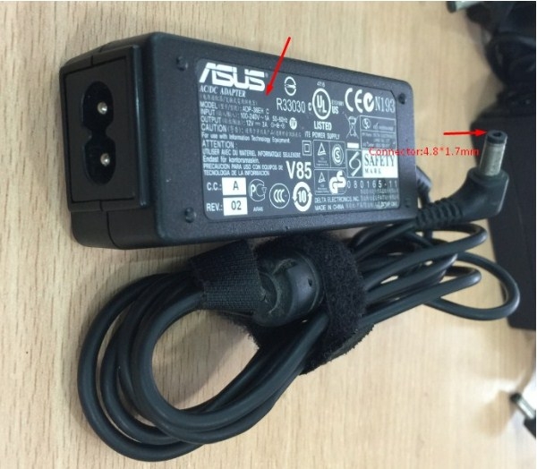 Adapter Original ASUS ADP-36EH C For Eee PC Series 900,1000, NETBOOKS 12V 3A Connector Size 4.8mm x 1.7mm