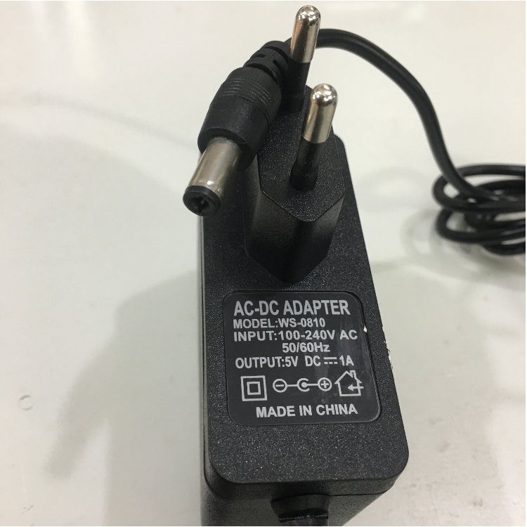 Bộ Chuyển Đổi Nguồn Adapter 5V 1A WS-0810 For Bộ Chia Tín Hiệu DETCH Connector Size 5.5mm x 2.1mm