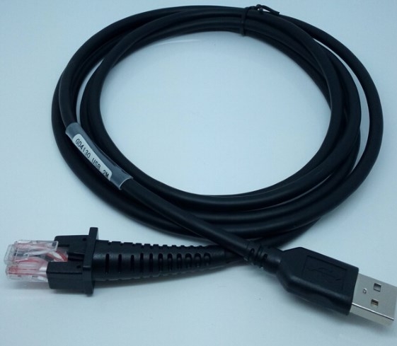Cáp Máy Quét Datalogic QD2400 Barcode Scanner CAB-426E Cable USB to RJ50 10P10C Length 3M