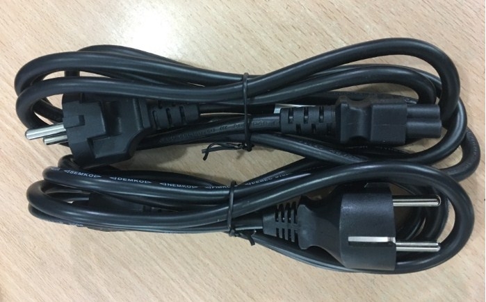 Cáp Nguồn Longwell LP-34A LS18 IEC C5 250V 2.5A Euro Power Cord 2 Prong 3x0.75mm Length 1.8M