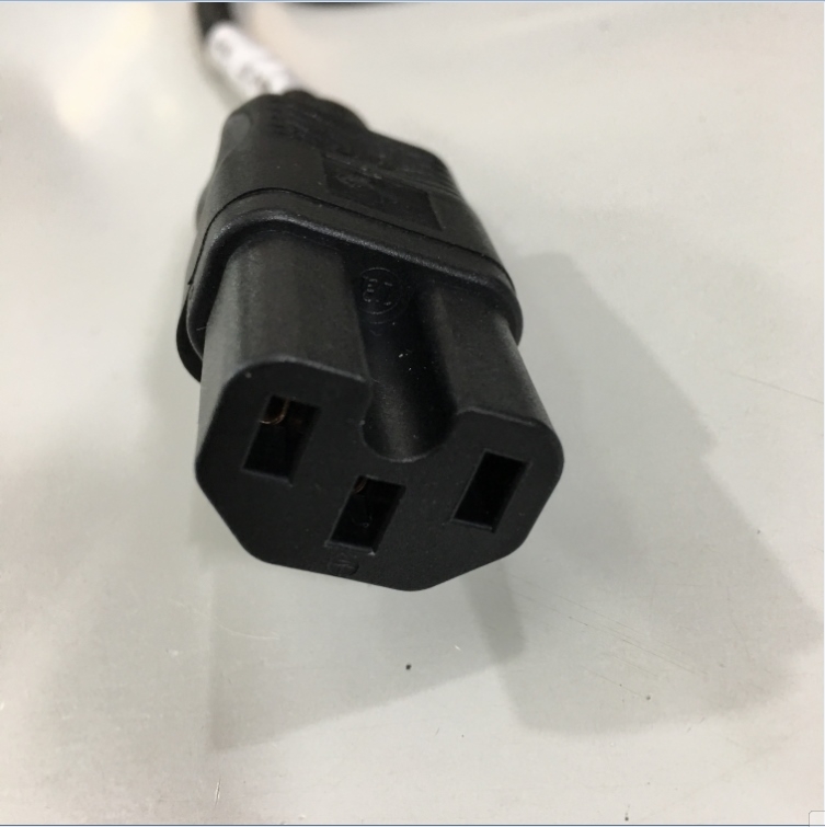 Dây Nguồn OEM Cisco CAB-C15-CBN IEC 60320 C14 to C15 10A 250V 18AWG 3x1.0mm² CCC Cable Black Power Cord Length 2.5M
