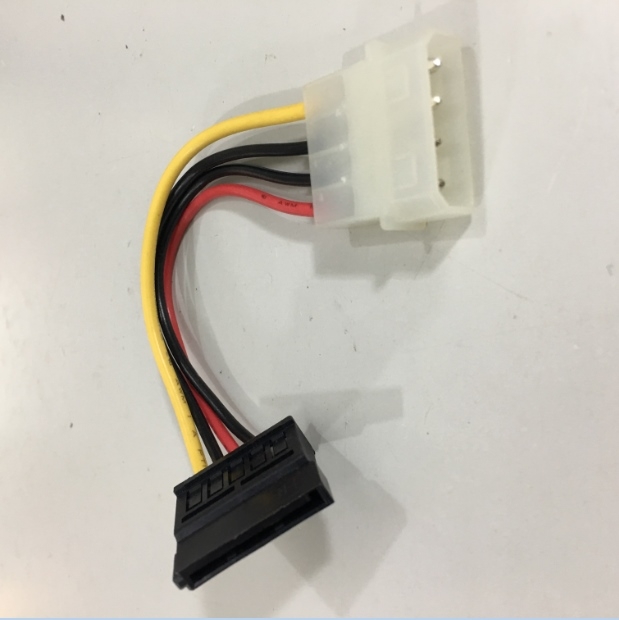 Cáp 1700022749-13 4 Pin Molex to Serial 15 Pin SATA Power Adapter Cable Length 10Cm