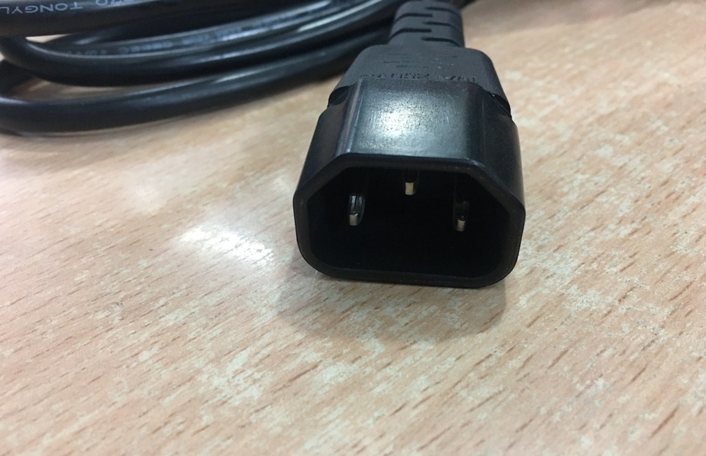 Dây Nguồn AC Power Cords IEC60320 IEC C13 to IEC C14 10A/250V 3X0.75mm Length 1.8M