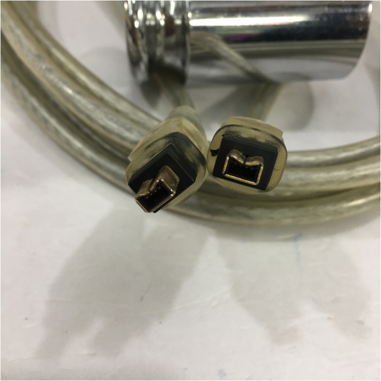 Cáp IEEE 1394a FireWire Cable 4 Pin to 4 Pin Hàng Chất Lượng Cao PowerSync E119932-T AWM STYLE 20276 80°C 30V VW-1 Tốc Độ Truyền Dữ Liệu Lên Tới 400Mb / giây Clear Color Length 3M