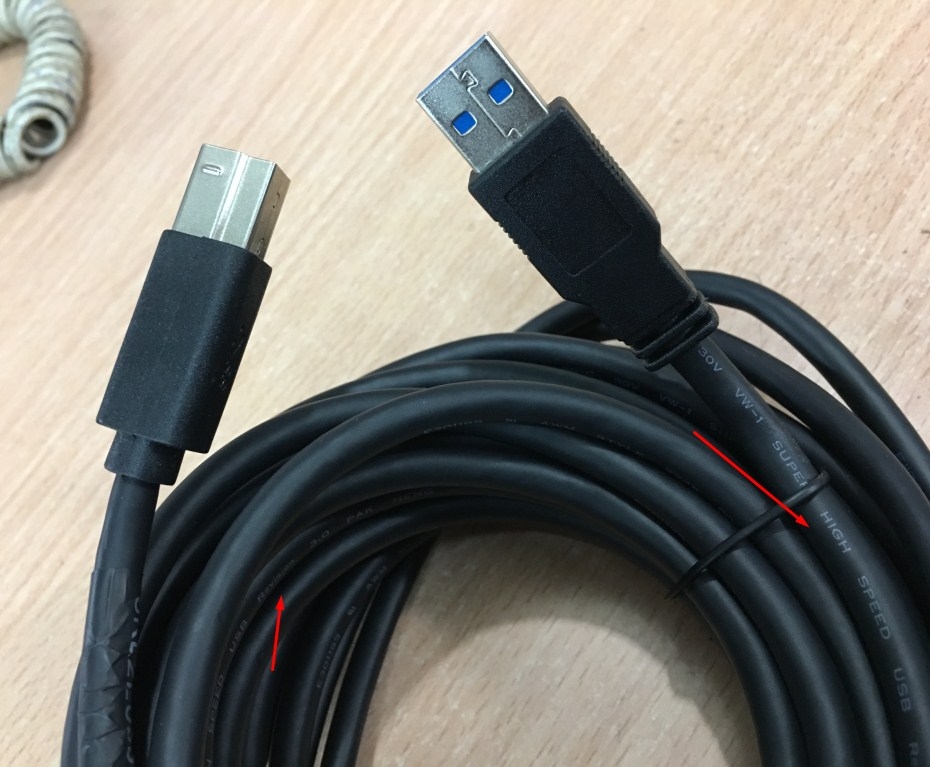 Cáp Kết Nối USB 3.0 SuperSpeed Cable Type Plug A To Type B Plug BLACK Dell For Accessories To Your Personal Computer Or Notebook Length 3M