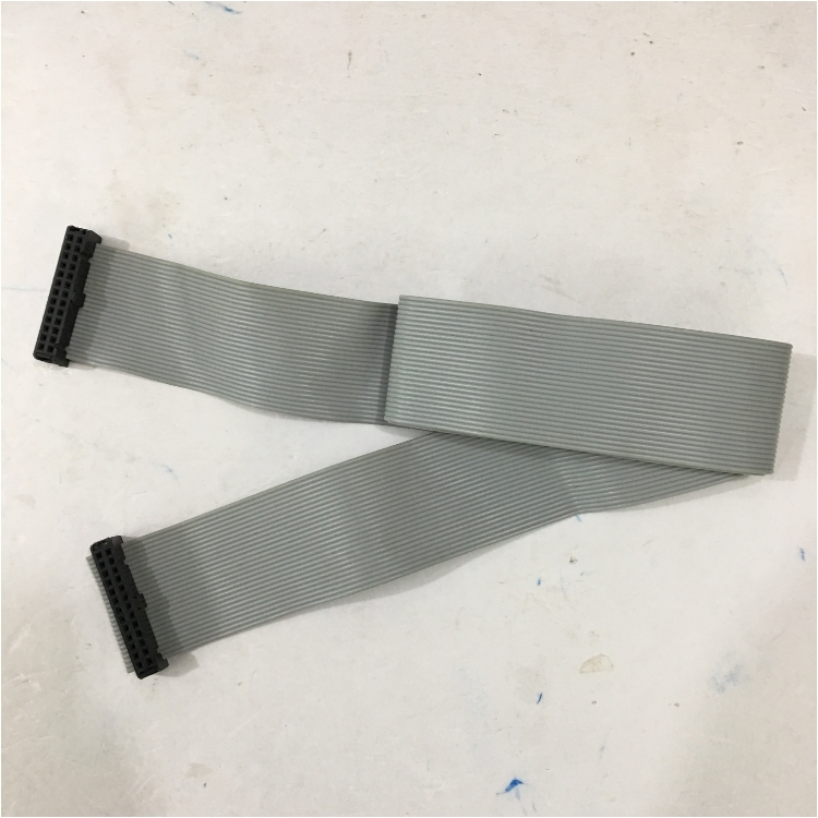 Cáp 26 Pin Flat Ribbon Cable Female to Female 2x13P 26 Wire Grey Dài 0.5M IDC Pitch 2.54mm - Cable Pitch 1.27mm For HMI Panel CMC CNC PLC