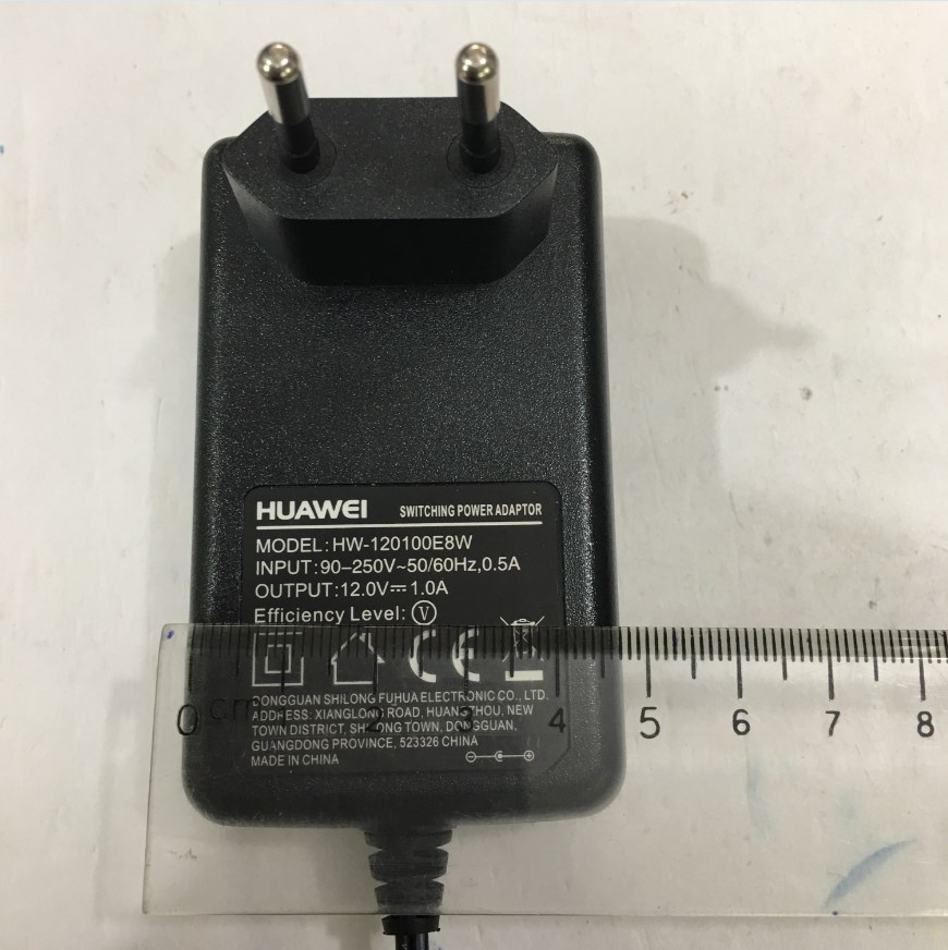 Adapter Original Huawei 12V 1A 12W HW-120100E8W Connector Size 5.5mm x 2.1mm
