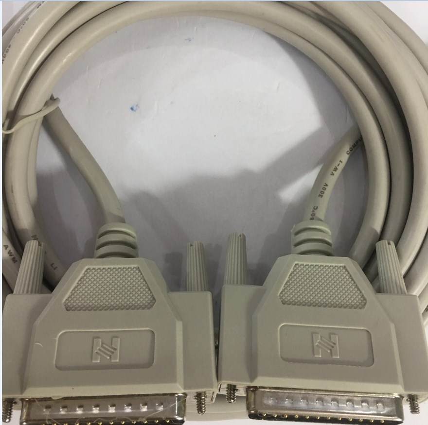 Cáp Kết Nối Cổng DB25 Serial 25Pin LPT Parallel 1284 Dương Dương Chuẩn Song Song Nối Tiếp DB25 Male to DB25 Male Cable Grey Length 5M